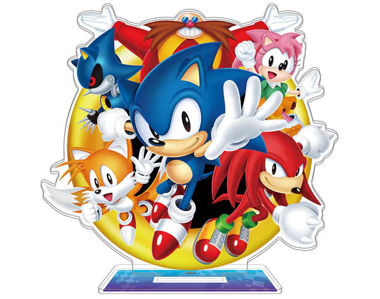 SONIC ORIGINS PLUS DX PACK EBTEN LIMITED SWITCH - T-SHIRT - ACRYLIC STAND - TOWEL - COVER - ARTBOOK - Image 4