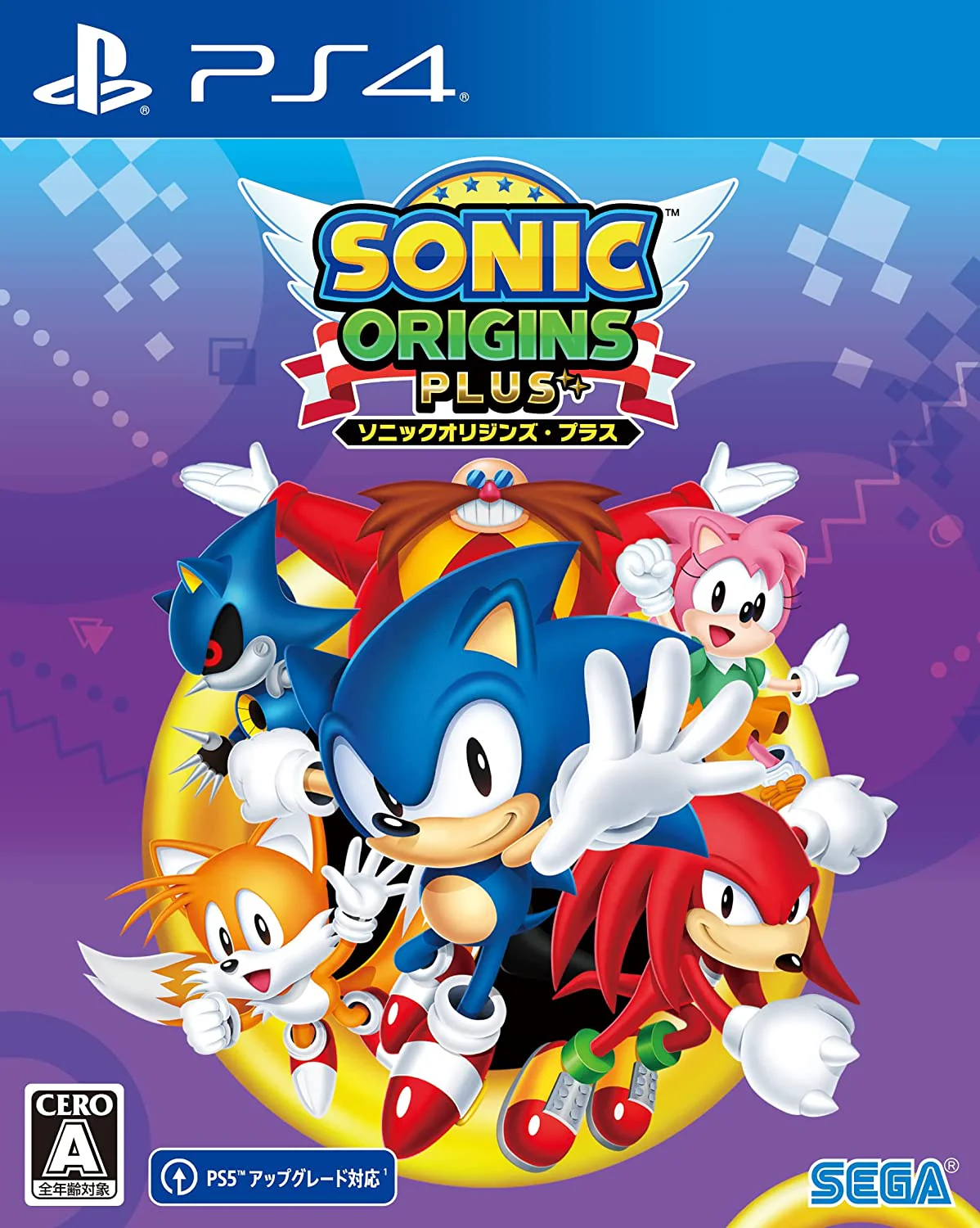 SONIC ORIGINS PLUS DX PACK EBTEN LIMITED PS4 - T-SHIRT - ACRYLIC STAND - TOWEL - COVER - ARTBOOK - Image 3